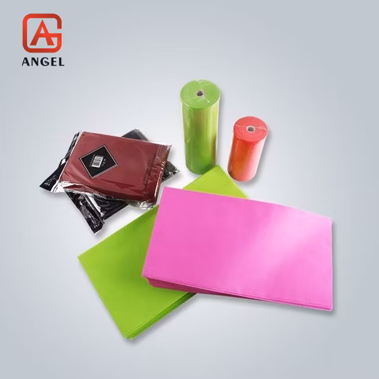 Tischdeckenstoff, individuell bedruckte Farbe, 100 % PP-Vliesstoff-Tischdecke